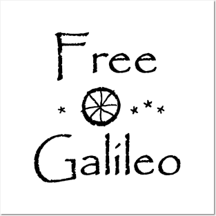 Free Galileo for light shirts Posters and Art